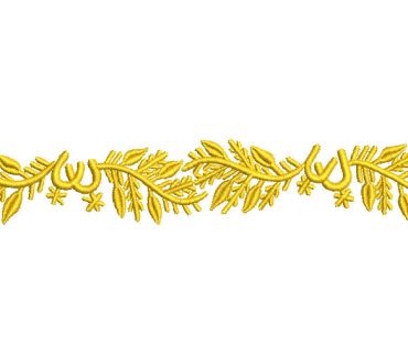 Plant Leaves for Mariachi Clothing, Charro Outfits Embroidery Designs