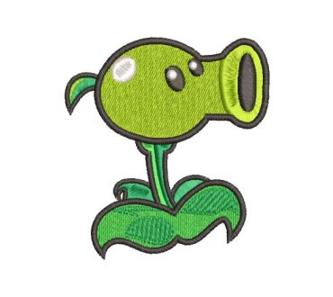 Plants vs Zombies Embroidery Designs