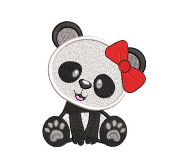 Polar Panda Bear Embroidery Designs