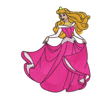 Princess Aurora Embroidery Designs
