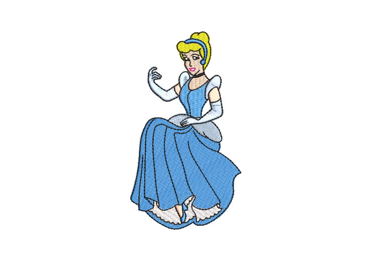 Princess Cinderella Embroidery Designs