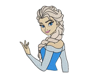 Princess Elsa Frozen Raising Hand Embroidery Designs