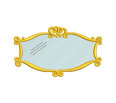 Princess Mirror Embroidery Designs