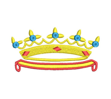 Queen Crown Embroidery Designs
