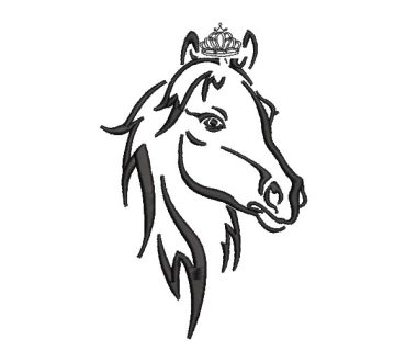 Queen Horse Embroidery Designs