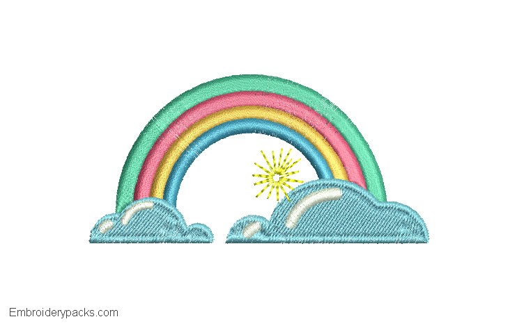Rainbow Embroidery Designs for Embroidery