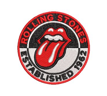 Rolling Stones Logo Embroidery Designs