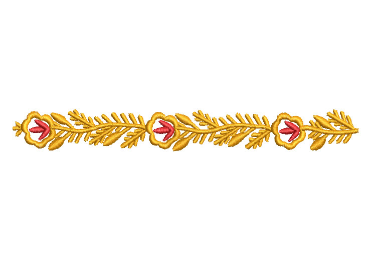Rose Leaves for Mariachi Clothing, Charro Outfits Embroidery Designs