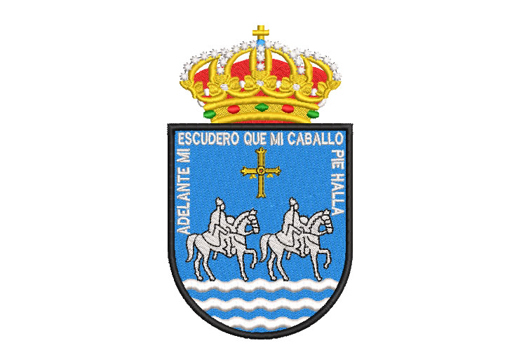 Shield of Piloña Embroidery Designs