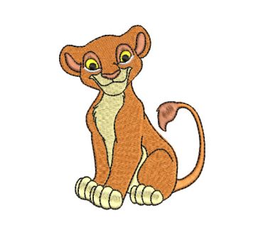 Simba The Lion King Embroidery Designs
