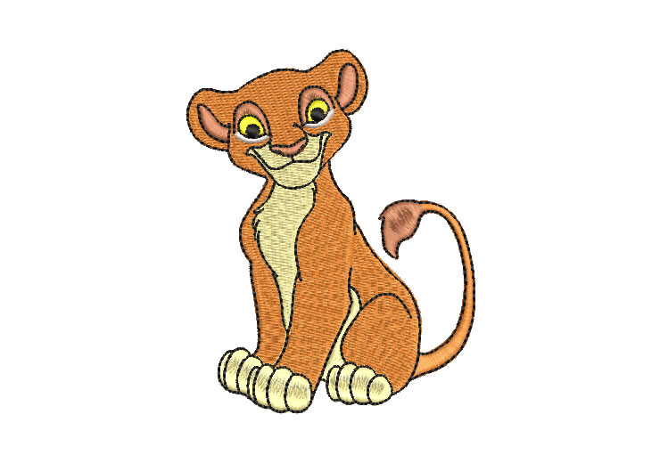 Simba The Lion King Embroidery Designs