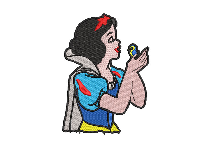 Snow White Disney Princess Embroidery Designs