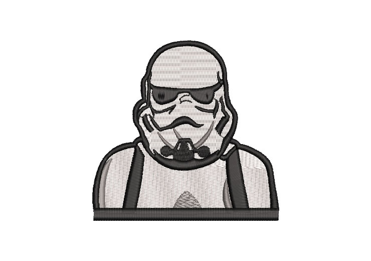 Stormtrooper Star Wars Embroidery Designs