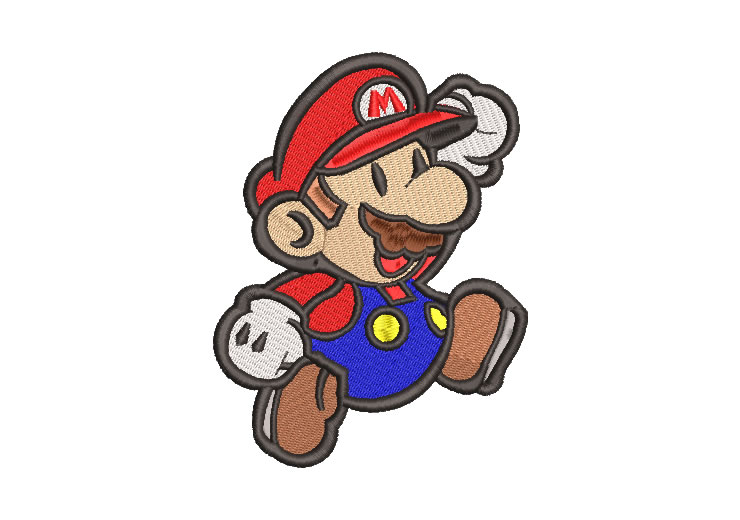 Super Mario Bros Embroidery Design
