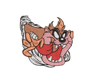 Tasmanian Devil Looney Tunes Embroidery Designs