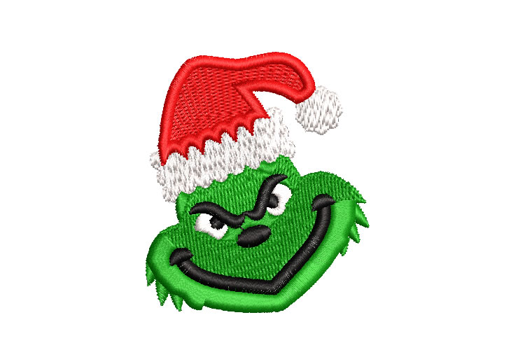 The Grinch Santa Claus Santa Claus Embroidery Designs