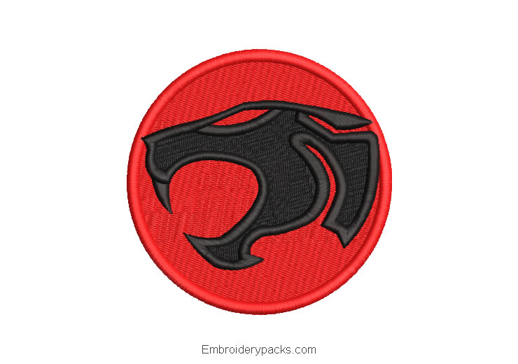 Thundercats Logo Embroidery Design