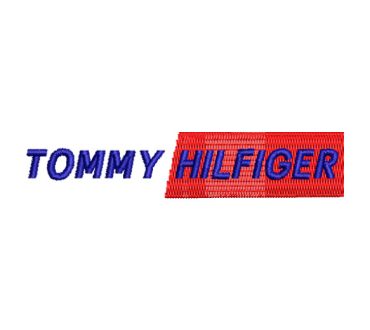Tommy Hilfiger Logo Flag Embroidery Designs