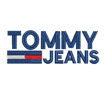 Tommy Jeans Letter Logo Embroidery Designs