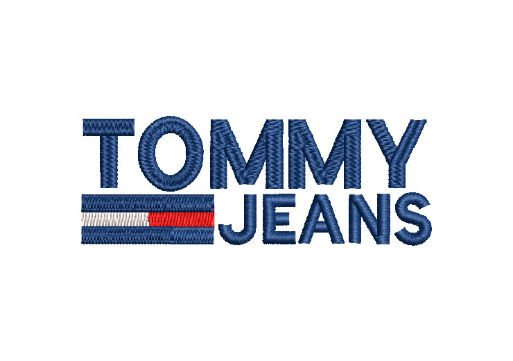 Tommy Jeans Letter Logo Embroidery Designs
