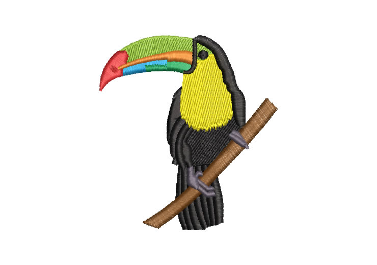 Toucan Tropical Animals Embroidery Designs