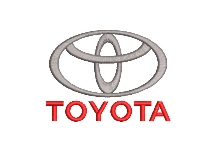Toyota Logo Embroidery Designs