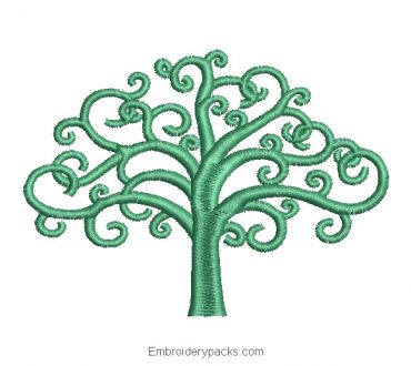 Tree of Life Embroidery Design