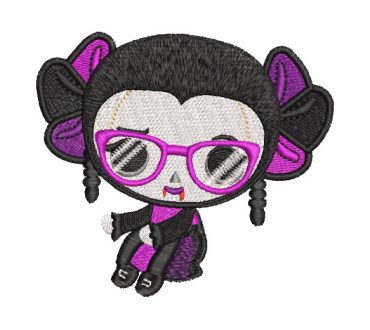 Vampire Doll Embroidery Designs