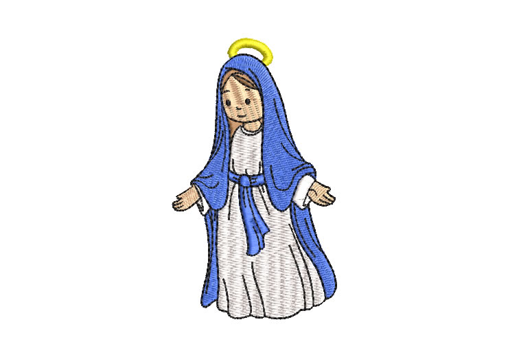 Virgin Mary Embroidery Designs