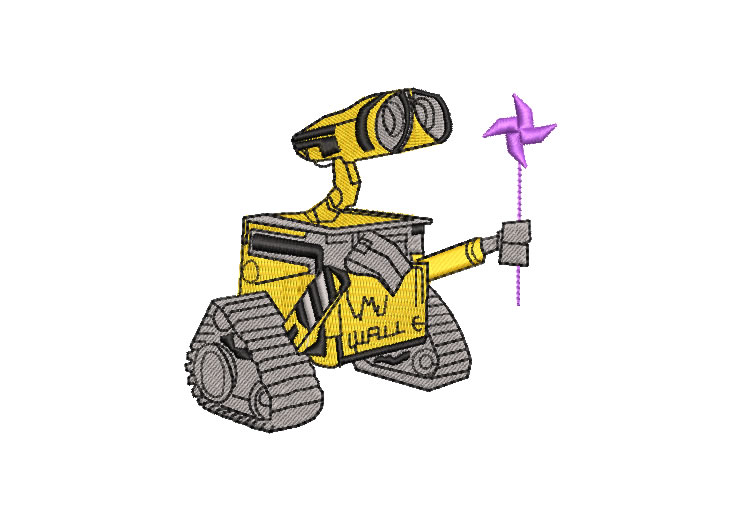 Walle Robot Embroidery Designs
