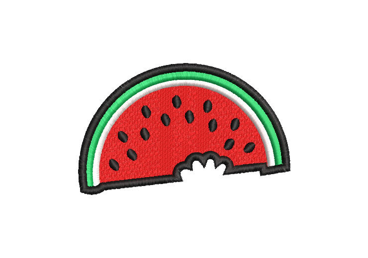 Watermelon Fruit Embroidery Designs