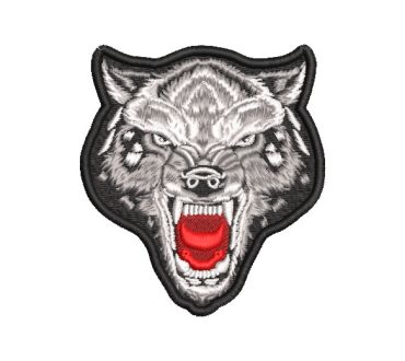 Wild Wolf Face Embroidery Designs