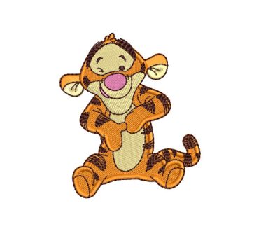 Winnie the Pooh Sitting Embroidery Designs