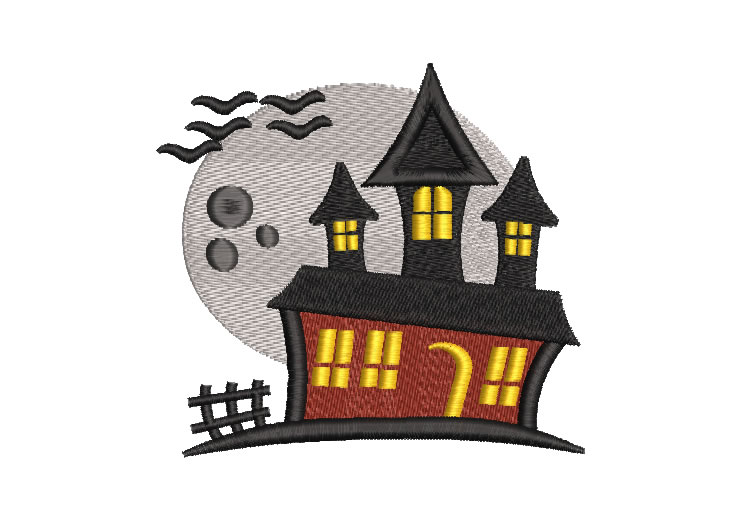 Witch Houses Embroidery Designs
