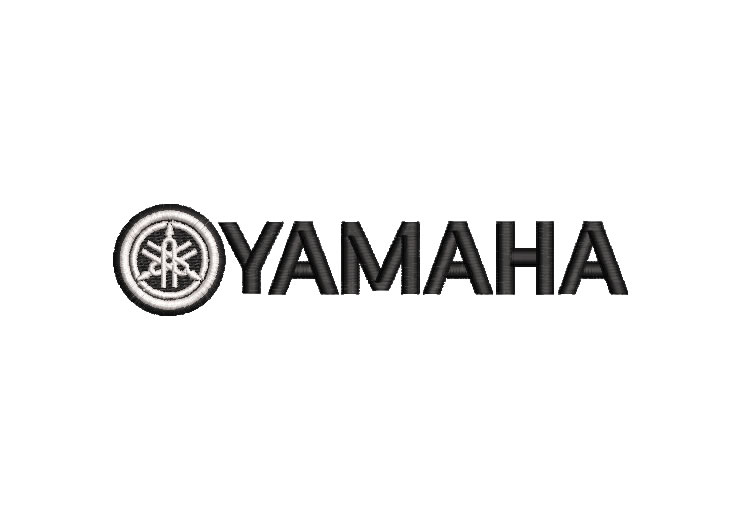 Yamaha Motorcycle Logo Embroidery Designs